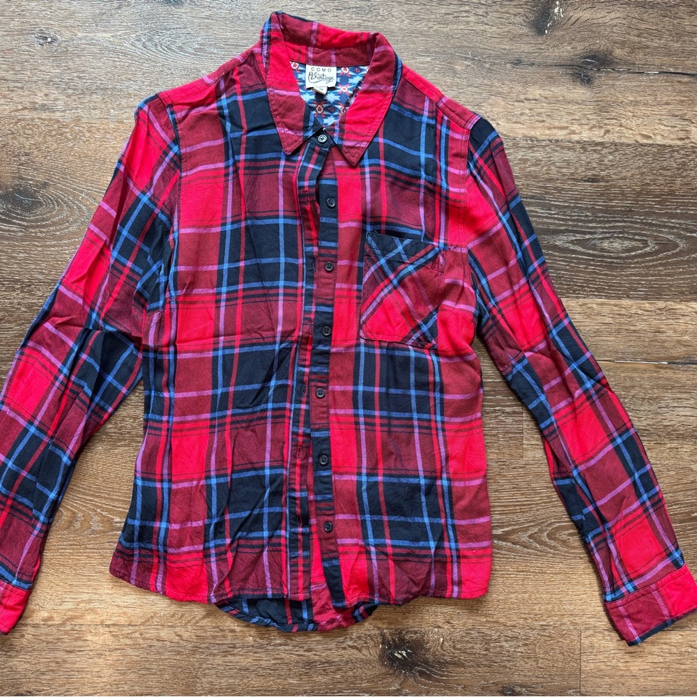 Women’s Red Plaid Shirt
